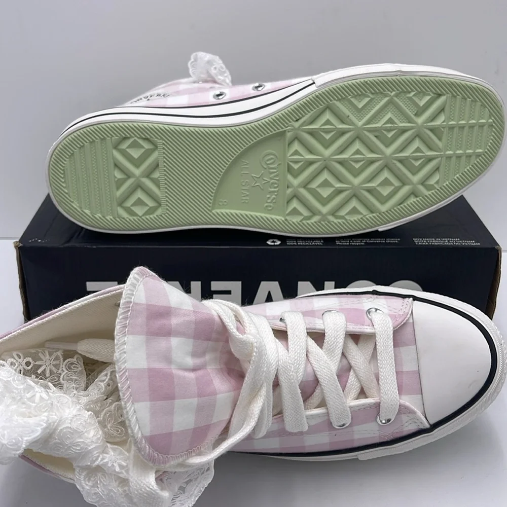Converse WMNS Gingham High-Top Platform Sneaker A13663C
CTAS LIFT HI
SUMMIT PINK - Picture 3 of 16